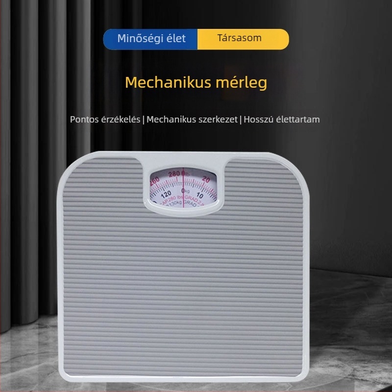 Penguin QE-A mérleg, max. 130 kg, felnőtt használatra, minimalist stílus, energiatakarékos