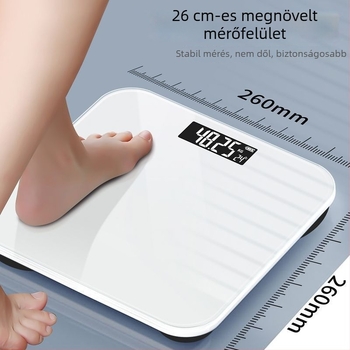 Elektronikus súlymérleg – nagy pontosság, tartós, felnőtteknek (egyszerű kivitel)