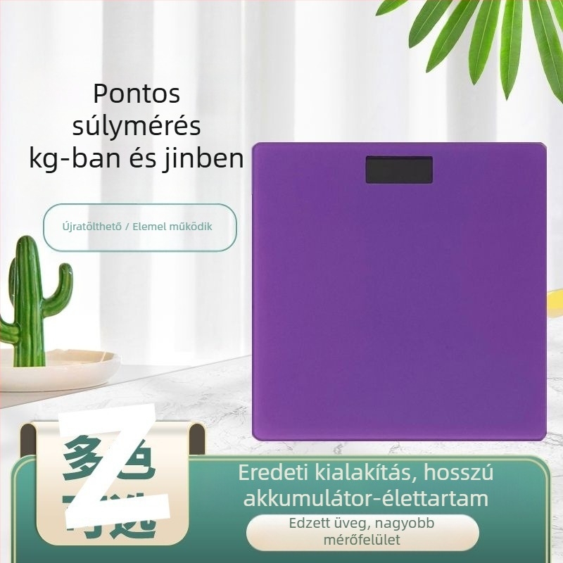 Elektronikus súlymérleg – nagy pontosság, tartós, felnőtteknek (egyszerű kivitel)