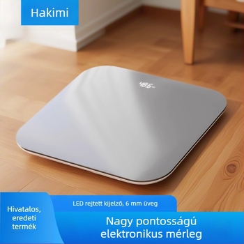 Cred háztartási digitális mérleg, minimalistikus kialakítás, kompakt, pontos testsúly-mérés, divatos