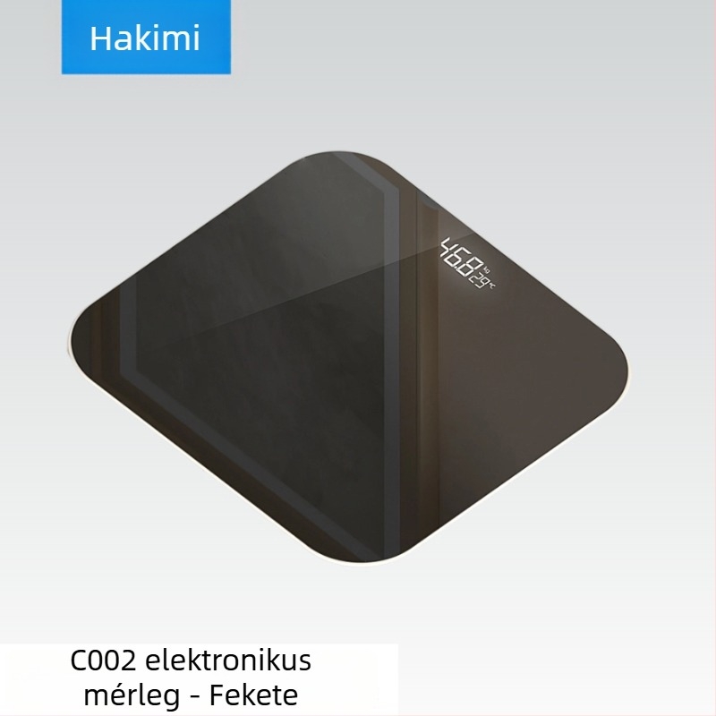 Cred háztartási digitális mérleg, minimalistikus kialakítás, kompakt, pontos testsúly-mérés, divatos