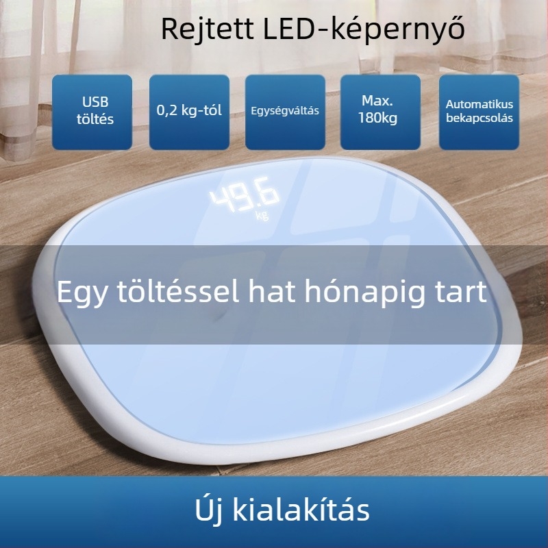 Otthoni elektromos testsúlymérleg felnőtteknek — aranyos stílus, funkciók: egyéb, energiaellátás: más, márka: Weidi Daily Necessities Co., Ltd