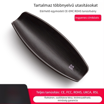 DH-C03 teás mérleg, kapacitás 500 g, pontosság 0,1 g, USB töltés, ABS+fém