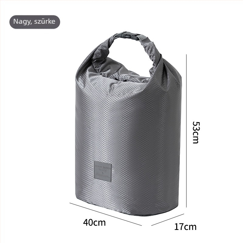 Összehúzható ruhatároló táska, hordozható, nagy kapacitású, porálló, utazáshoz