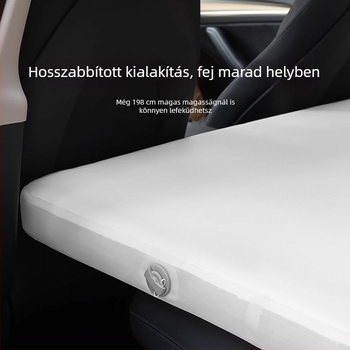 Tesla Model Y hátsó ülésekhez illeszkedő autóba való felfújható matrac – éjszakai kempinghez (PVC)