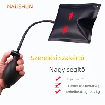 Ajtó- és ablakbeépítő légzsák helymeghatározó, állítható, műanyag, tömeg 69 g