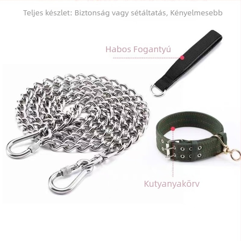 Rozsdamentes acélból készült kutyalánc, Star márka, 100 darabos doboz