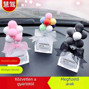 Huijia modern autó belső kiegészítői – agyag és üveg aromaterápiás üveg tartó; Anyag: Agyag + Üveg; Stílus: Modern; Márka: Huijia; Funkció: Autó belső kiegészítők