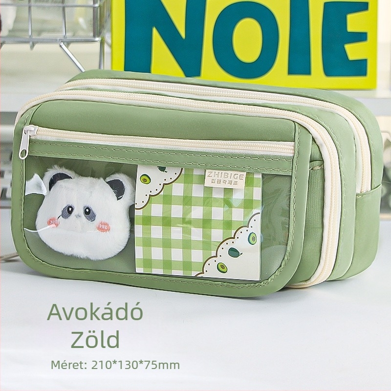 Vászon tolltartó, univerzális, divatos stílus, kód 001