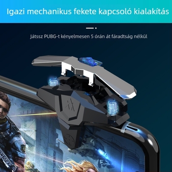 JS66 játékkontroller pulzuskapcsolóval PUBG Mobile, Naraka Bladepoint és CrossFire számára — USB interfész, ABS ház, rezgésmentes, kompatibilis iOS és Android