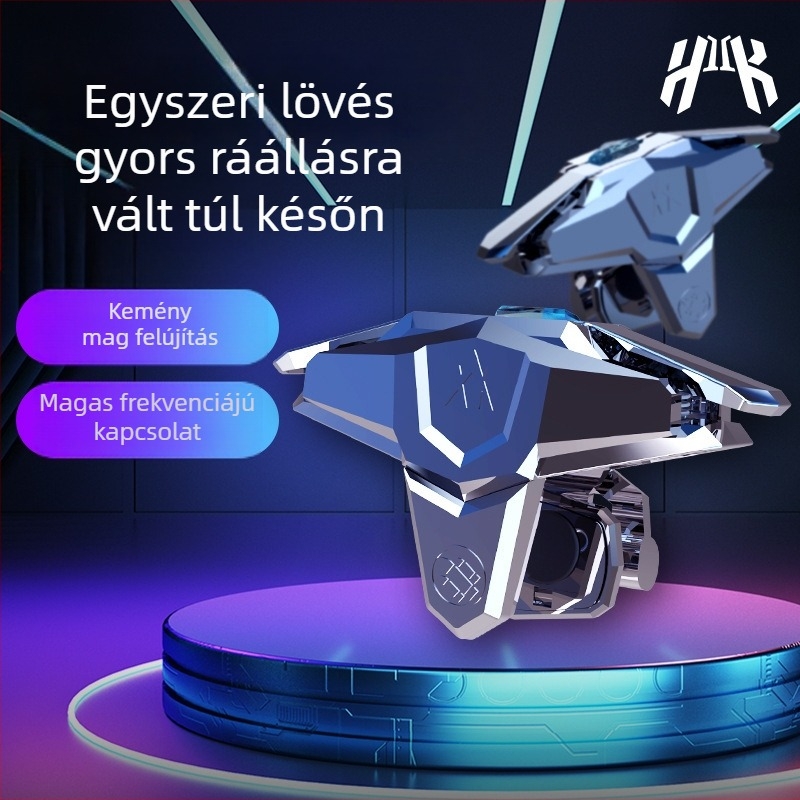 JS66 játékkontroller pulzuskapcsolóval PUBG Mobile, Naraka Bladepoint és CrossFire számára — USB interfész, ABS ház, rezgésmentes, kompatibilis iOS és Android