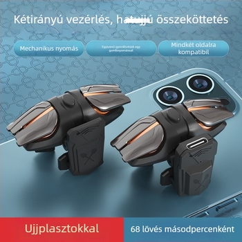 Magic Duck js-61 vezeték nélküli játékkontroller, hat ujjas impulzus automatikus kattintó, USB-C interfész, ABS+cink ötvözet, 0,1 kg