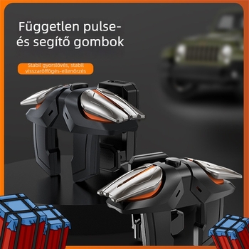 Magic Duck js-61 vezeték nélküli játékkontroller, hat ujjas impulzus automatikus kattintó, USB-C interfész, ABS+cink ötvözet, 0,1 kg