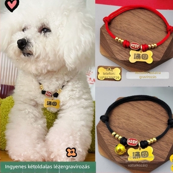 Háziállat azonosító nyaklánc, gyanta, Márka: Unique, Testreszabás nélkül, Minta: Egyéb, Macskáknak
