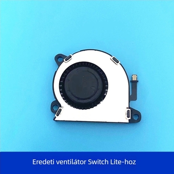 Nintendo Switch OLED és Switch Lite hűtőventilátor, fém ház, kábelcsatlakozós interfész, tömeg 20 g