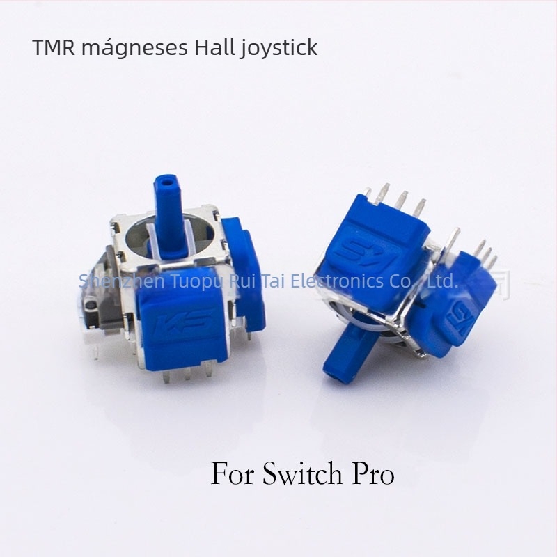 Hall joystick, modell TMR PS5/PS4/Xbox/Sw, interfész: plug-board, csatlakozás: hegesztés, anyagok: műanyag, réz, vas