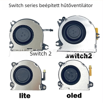 Nintendo Switch OLED/Lite hűtőventilátor és hűtőborda, modell N.s, 12 g, anyag: műanyag és vas.