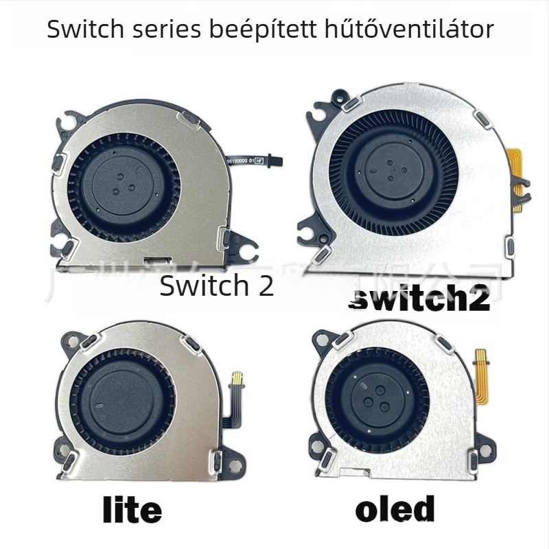Nintendo Switch OLED/Lite hűtőventilátor és hűtőborda, modell N.s, 12 g, anyag: műanyag és vas.