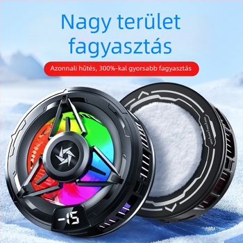 SL59 Mágneses hátsó klipsz digitális kijelzővel, félvezető hűtő radiátor okostelefonokhoz, 10W Type-C
