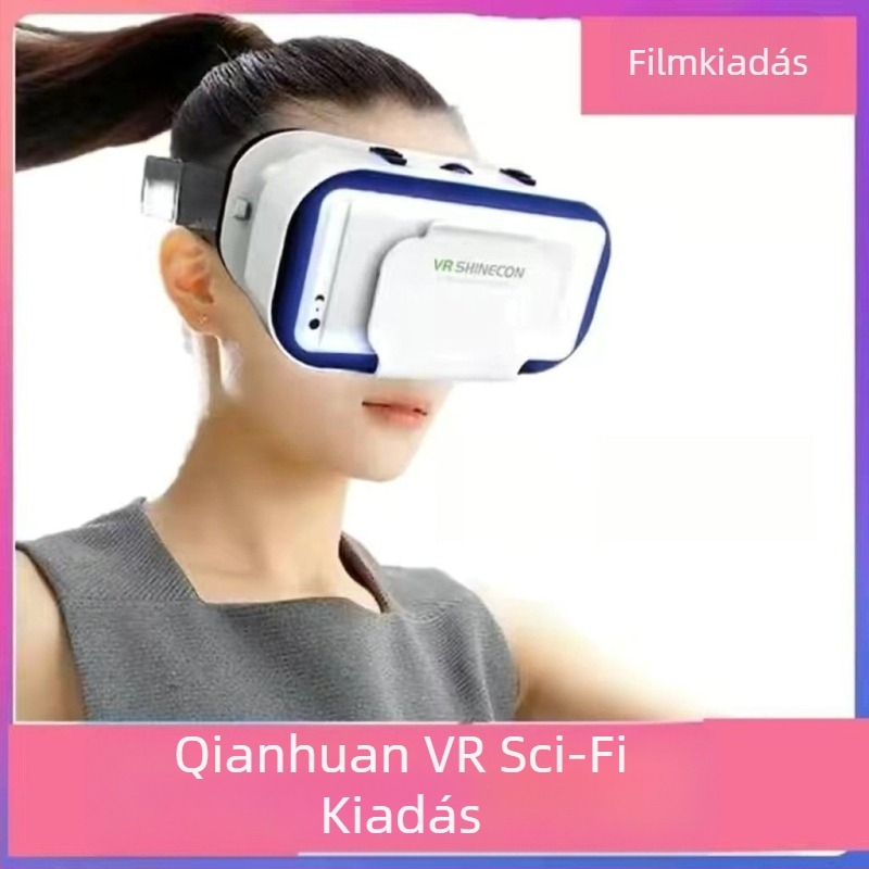 VR szemüveg mobiltelefonhoz – szemvédő, 3D sztereo, panorámás nézet, beépített kijelző nélkül