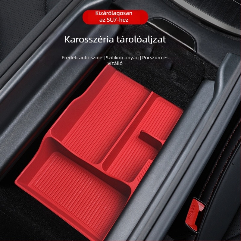 Zunduo TPE középső kartámasz konzol tároló pad SU7 – tároló rendező, zajcsökkentés