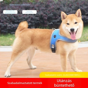 A7 nyereg-stílusú kutyahám mellkas-hát kivitelben, kis- és közepes testű kutyáknak