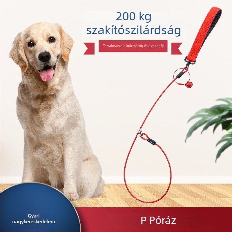Fém kutyapóráz, kopásálló, bővíthető, kistestűtől nagytestűig