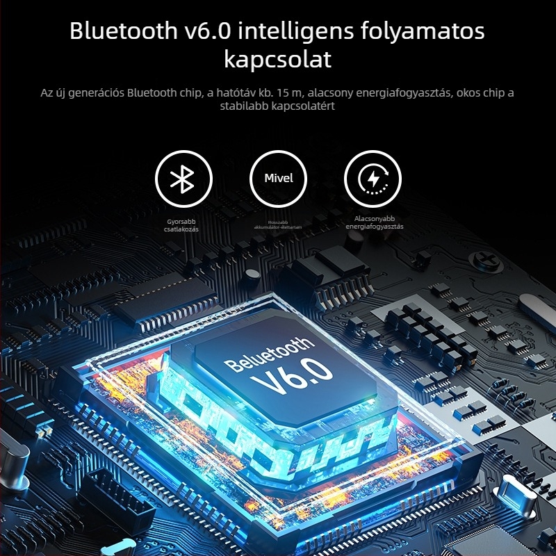 H06 okos szemüveg fordítással, zenével és hívásokkal; érintéses vezérlés; PC+ABS anyag