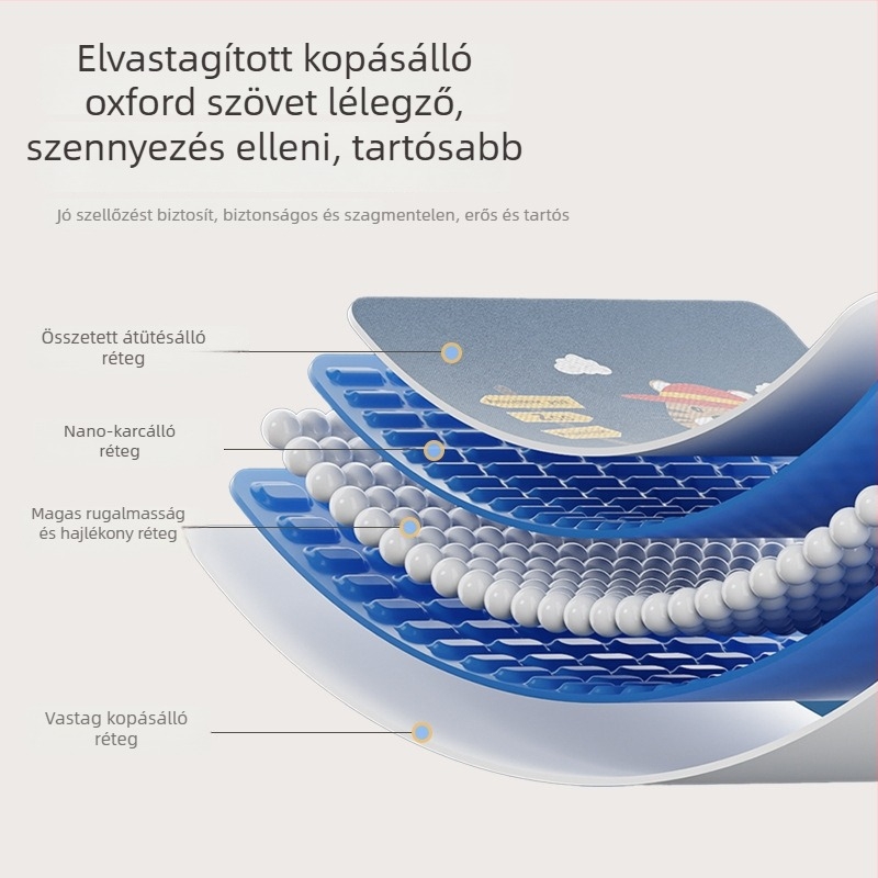 Shell Stone Gyerekeknek Szánt Takaró Tároló Táska - Kézitáska Stílus, 600D Oxford Anyag, Többfunkciós Utazási Szervező