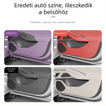 Xiaomi SU7 Ajtó Anti-Kick Párna — Nappa bőr 3D hab, kopás- és karcolásálló, 7 darab védőlemez készlet autóhoz