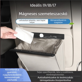 Hátsó üléstároló táska – bőr, LED-del, függő, vízálló, az Ideal L7/L8/L9/L6 modellhez