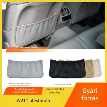 Mercedes-Benz E-Class hátsó ülés tároló zsebbel és klipsz készlettel