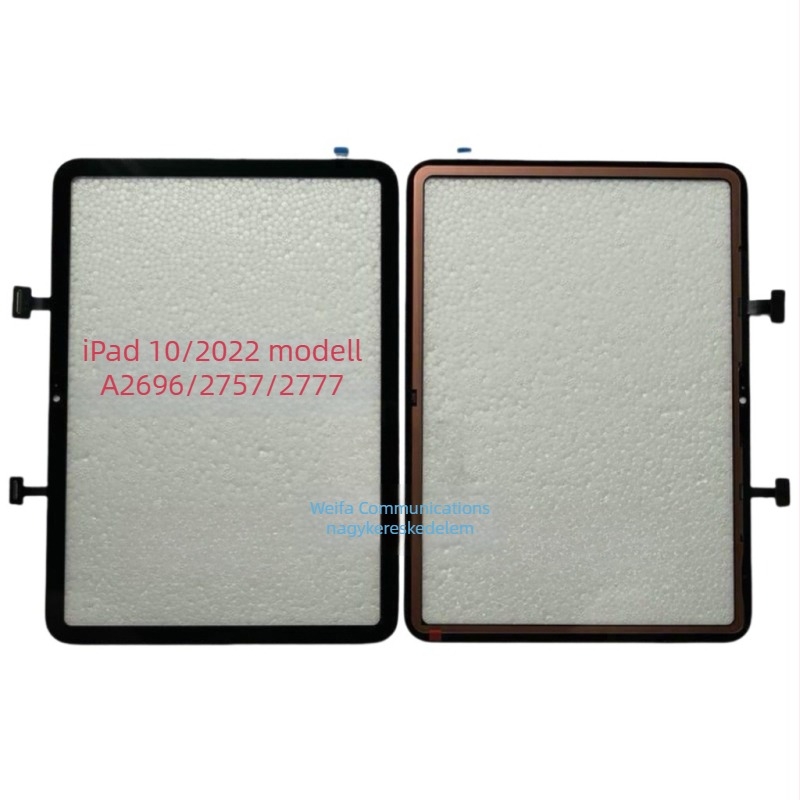 Csere érintőképernyő-panel iPad 7–10 generációhoz (2018), kompatibilis az 1–3. generációval