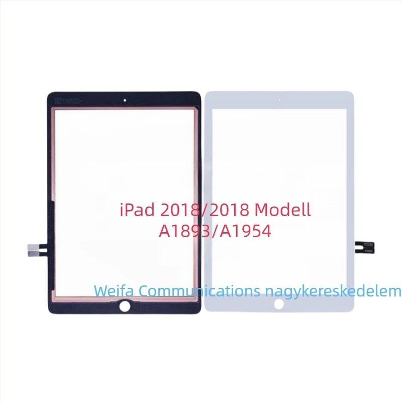 Csere érintőképernyő-panel iPad 7–10 generációhoz (2018), kompatibilis az 1–3. generációval