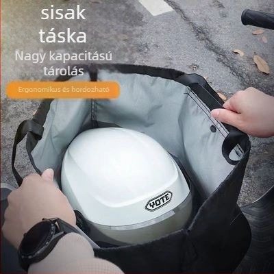 Sisak tároló táska, poliészter, vízálló, akasztóval, univerzális kompatibilitás