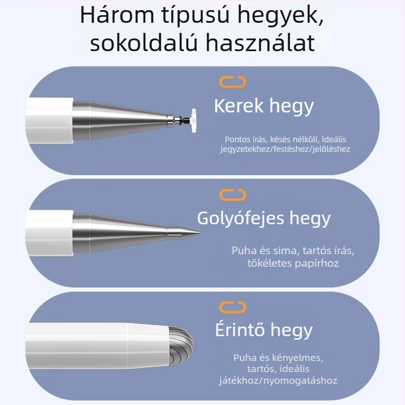 CXCPB Stylus – érintőképernyős kapacitív toll, univerzális kompatibilitás, 2025-ös modell, raktáron