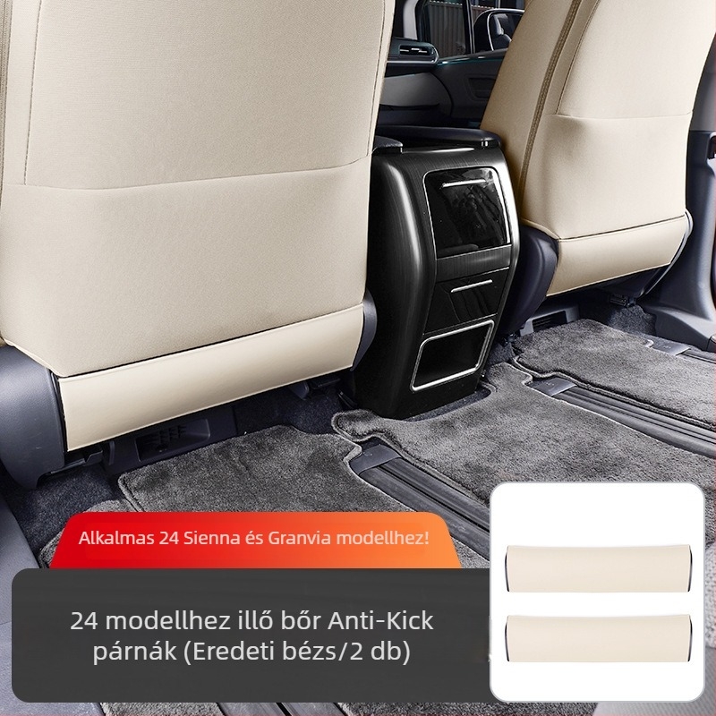 Toyota Sienna ülés anti-kick párna hátsó védővel, ABS + bőr, egész éves használatra