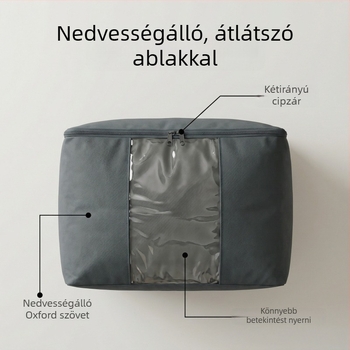 Összecsukható Oxford szövetből készült tárolótáska paplanok és ruhák számára, otthonra és utazáshoz