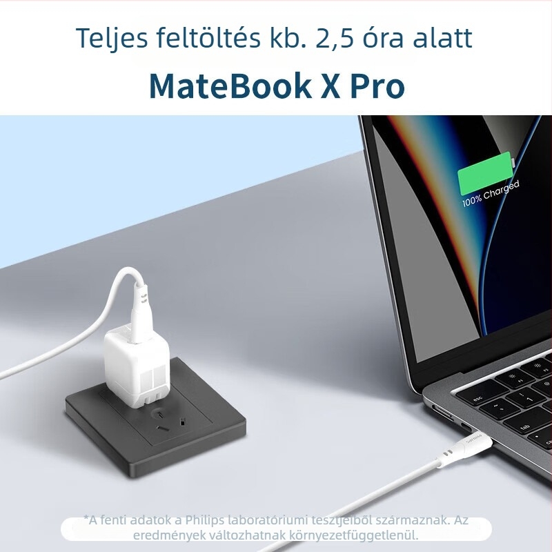 Philips USB-C töltő- és adatkábel, gyors töltés, PD 100W, hossz 1–2 m