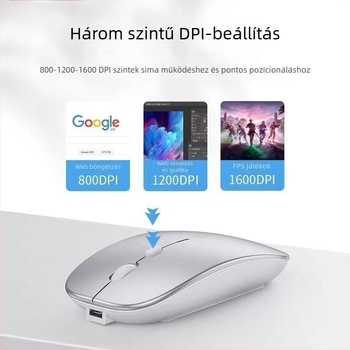 Optikai egér USB, vezetékes kapcsolattal, nem ergonikus dizájn