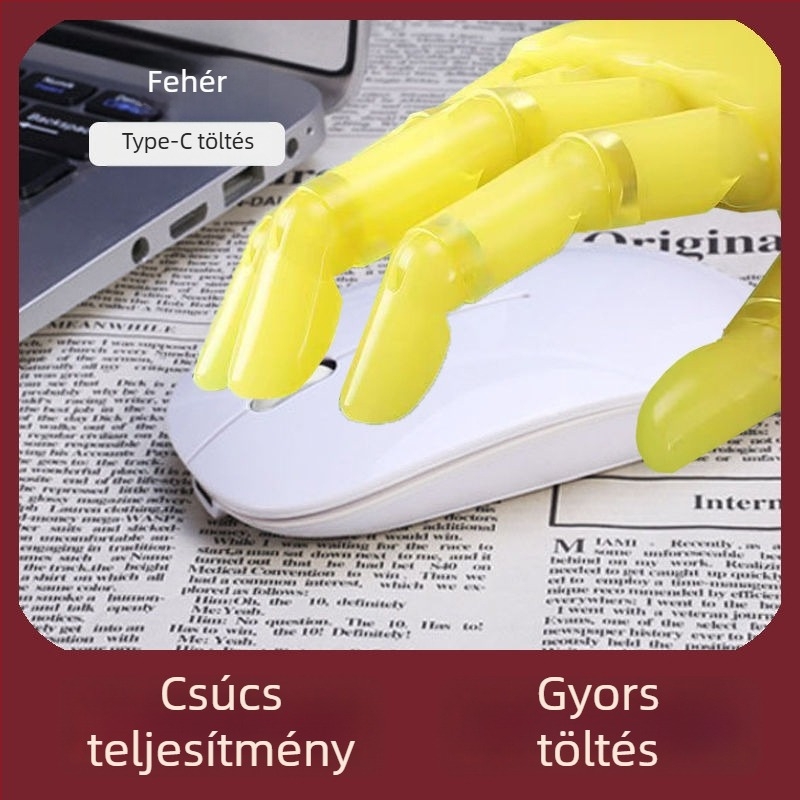 Optikai egér USB, vezetékes kapcsolattal, nem ergonikus dizájn