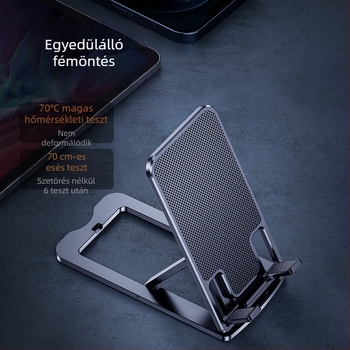 Asztali állvány mobiltelefonok és tabletekhez, ötvözet, univerzális tervezés, testreszabható, Semida sheng