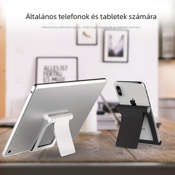 Asztali tartó mobiltelefonokra és tabletekre — univerzális stílus, műanyag, modell ZM-7