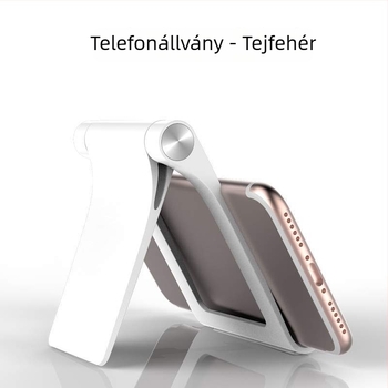Asztali tartó mobiltelefonokra és tabletekre — univerzális stílus, műanyag, modell ZM-7