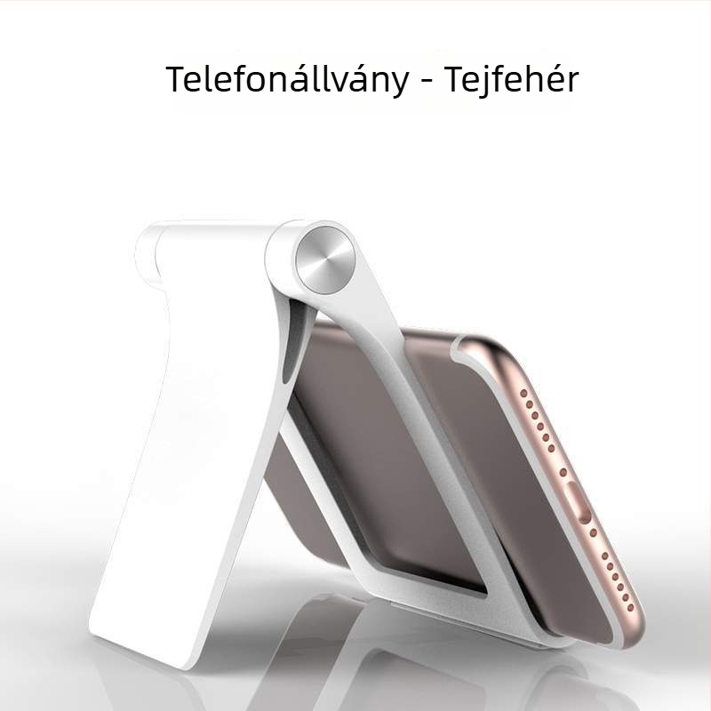 Asztali tartó mobiltelefonokra és tabletekre — univerzális stílus, műanyag, modell ZM-7