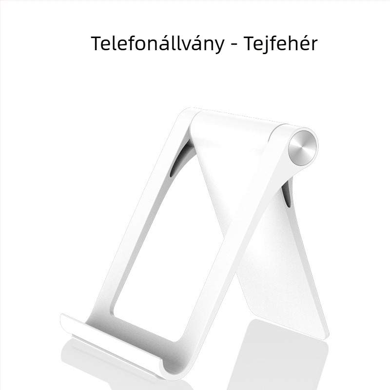 Asztali tartó mobiltelefonokra és tabletekre — univerzális stílus, műanyag, modell ZM-7