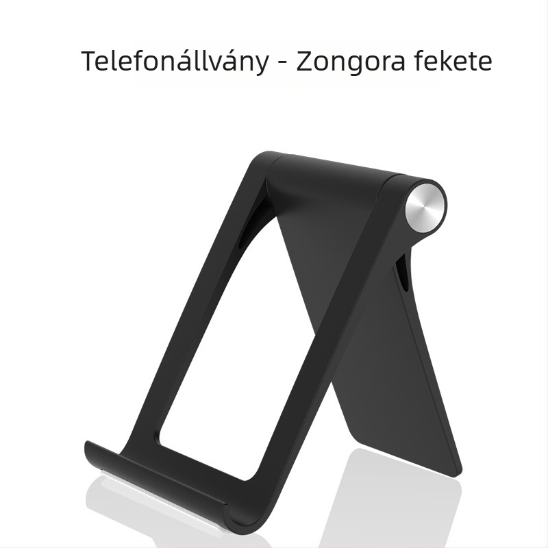 Asztali tartó mobiltelefonokra és tabletekre — univerzális stílus, műanyag, modell ZM-7