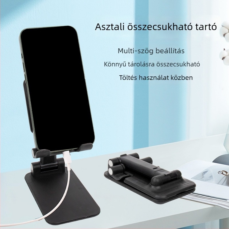 Telefon- és tabletához készült lazy bracket állvány — SX, műanyag, univerzális, testreszabható