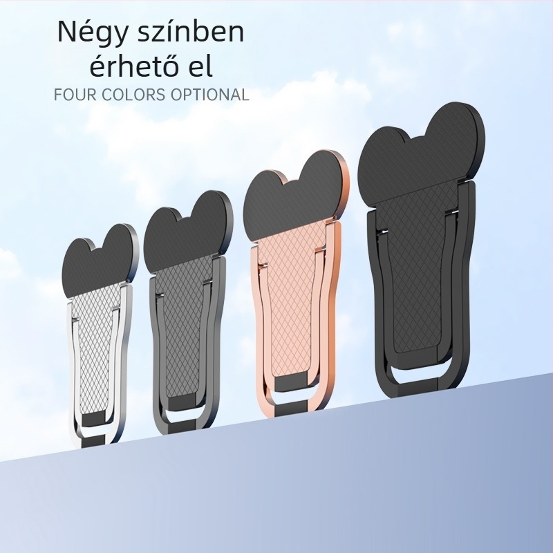 Alumínium ötvözetű notebook állvány, összecsukható, többfunkciós (Méretek 55×30×4 mm; Tömeg 0,3; OEM)