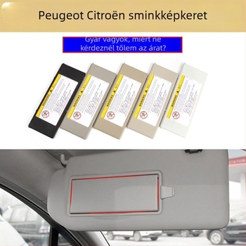 Oukachi kozmetikai tükör napellenző fedélhez – Snap-on rögzítés, kompatibilis Peugeot 4008/5008/508L/308S és Citroën Tianyi C5